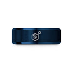 tungsten wedding band men – blue tungsten toluene methylbenzene wedding band