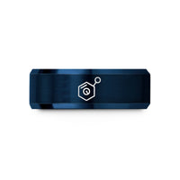 tungsten wedding band men – blue tungsten toluene methylbenzene wedding band