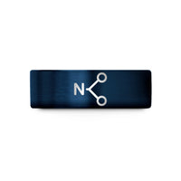 custom engraved rings her – blue tungsten nitro no2 wedding band