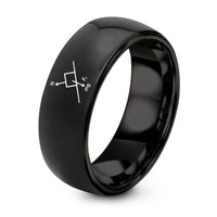 Best Gift Idea for Women – black tungsten free body diagram ring