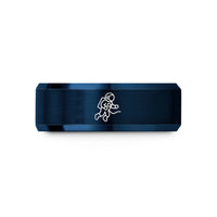 cool presents for guys – black & blue tungsten spacewalk eva wedding band