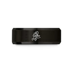 personalized presents for him – black tungsten spacewalk eva wedding band