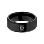 thoughtful presents for him – black tungsten the world wedding band