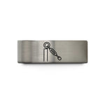unique rings for her – grey tungsten corner post wedding band