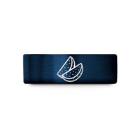 unique presents for her – blue tungsten potato wedges wedding band