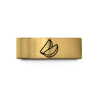 women's present ring ideas – gold tungsten potato wedges wedding band