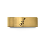 men’s wedding bands – gold tungsten electric guitar wedding band