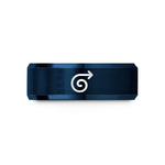 unique presents for women – blue tungsten curly arrow wedding band