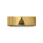unique present ideas men – gold tungsten u.s. capitol dome wedding band