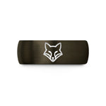 men's wedding bands sale – gunmetal & black tungsten red fox wedding band