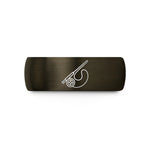 fine tungsten wedding – gunmetal & black tungsten fly rod reel wedding band