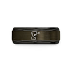 unique present ideas wife – gunmetal & black tungsten power drill wedding band
