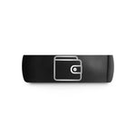 unique anniversary present ideas – black tungsten wallet wedding band