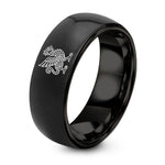 Birthday Gifts Best Friend – black tungsten cockatrice ring
