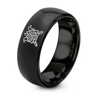 swatch color sample for Valknut Ravens ring style 01