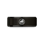 unique jewelry for women – black tungsten duafe circle wedding band