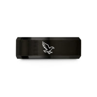 special presents for girlfriend – black tungsten eagle flight wedding band