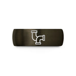 bevel edge tungsten ring – gunmetal & black tungsten plumber pipe wedding band