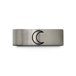 black tungsten wedding band – blue & silver tungsten moon wedding band