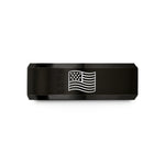 black tungsten rings him – black tungsten distressed flag wedding band