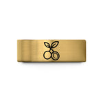 her stylish tungsten rings – gold tungsten coffee cherries wedding band