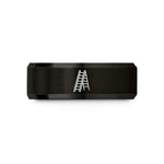black tungsten wedding bands – black tungsten extension ladder wedding band