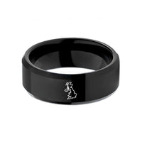 tungsten rings for her – black tungsten united kingdom wedding band