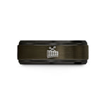engraved tungsten rings him – gunmetal & black tungsten concert glockenspiel mallets wedding band