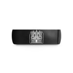 tungsten comfort fit ring – black tungsten petra treasury wedding band