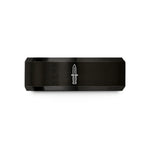 black tungsten ring bands – black tungsten combat knife wedding band