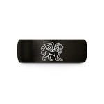 engraved tungsten ring him – black tungsten manticore wedding band