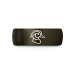 cool rings for him – gunmetal & black tungsten wood duck wedding band