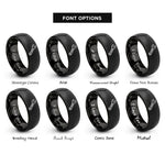 font options for inside engraving on black box wrench rings