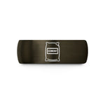 tungsten comfort fit ring – gunmetal & black tungsten cement bag wedding band
