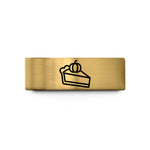 best presents for men – gold tungsten pumpkin pie wedding band