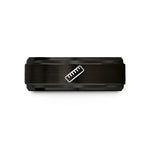 special presents for men – black tungsten ruler wedding band