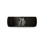 presents for boyfriend anniversary – black & rose gold tungsten couple on beach wedding band