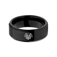 unique presents for guys – black tungsten cthulhu wedding band