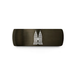 presents for him ideas – gunmetal & black tungsten petronas towers wedding band