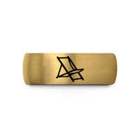 black tungsten rings him – black & gold tungsten beach chair wedding band
