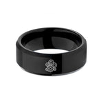 black tungsten ring him – black tungsten gearset cluster wedding band
