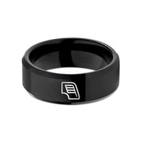 silver wedding bands her – black tungsten fender louvers wedding band