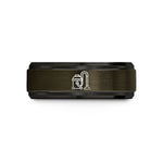 comfort fit tungsten ring – gunmetal & black tungsten shop vacuum wedding band