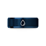 tungsten carbide rings – blue tungsten water droplet wedding band