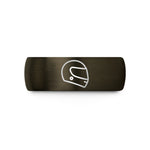 tungsten carbide ring him – gunmetal & black tungsten motorcycle fullface helmet wedding band