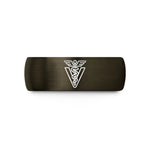 best tungsten rings him – gunmetal & black tungsten veterinary caduceus wedding band