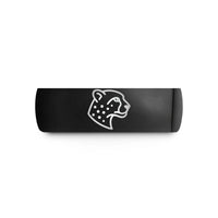 faith based wall decor – black tungsten cheetah wedding band