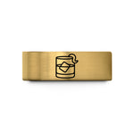 personalized jewelry for mom – gold tungsten orange peel wedding band