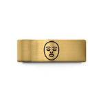 unique presents for her – gold tungsten face mask sheet wedding band