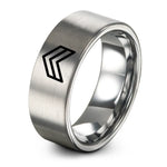 swatch color sample for Chevron Stripe ring style 15